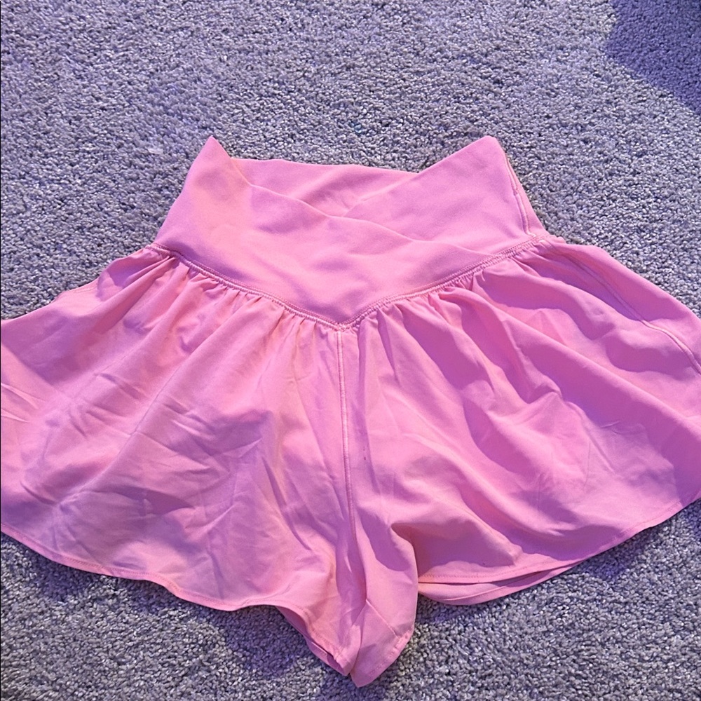 Stylish Pink Women's Skorts